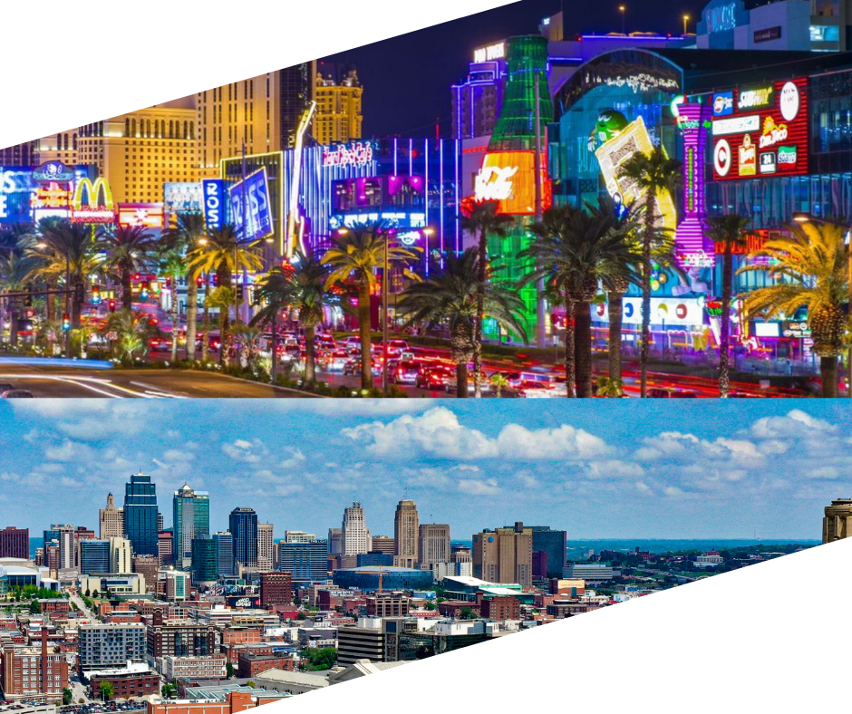 Digital marketing collage showcasing SEO, social media, and web design elements
